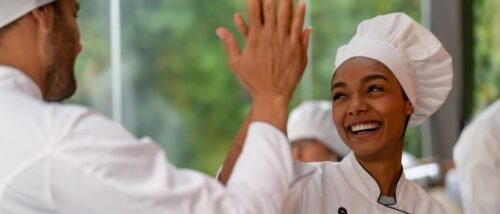 Chef High five image